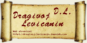 Dragivoj Levičanin vizit kartica